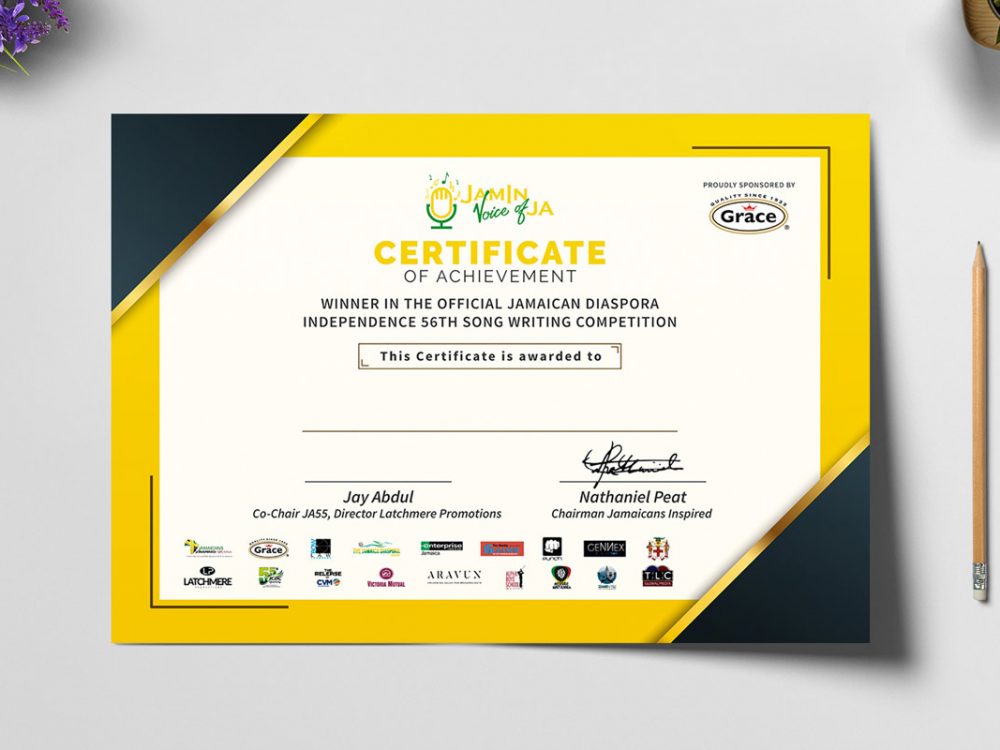 Download Free PSD Certificate Mockup - Free Download