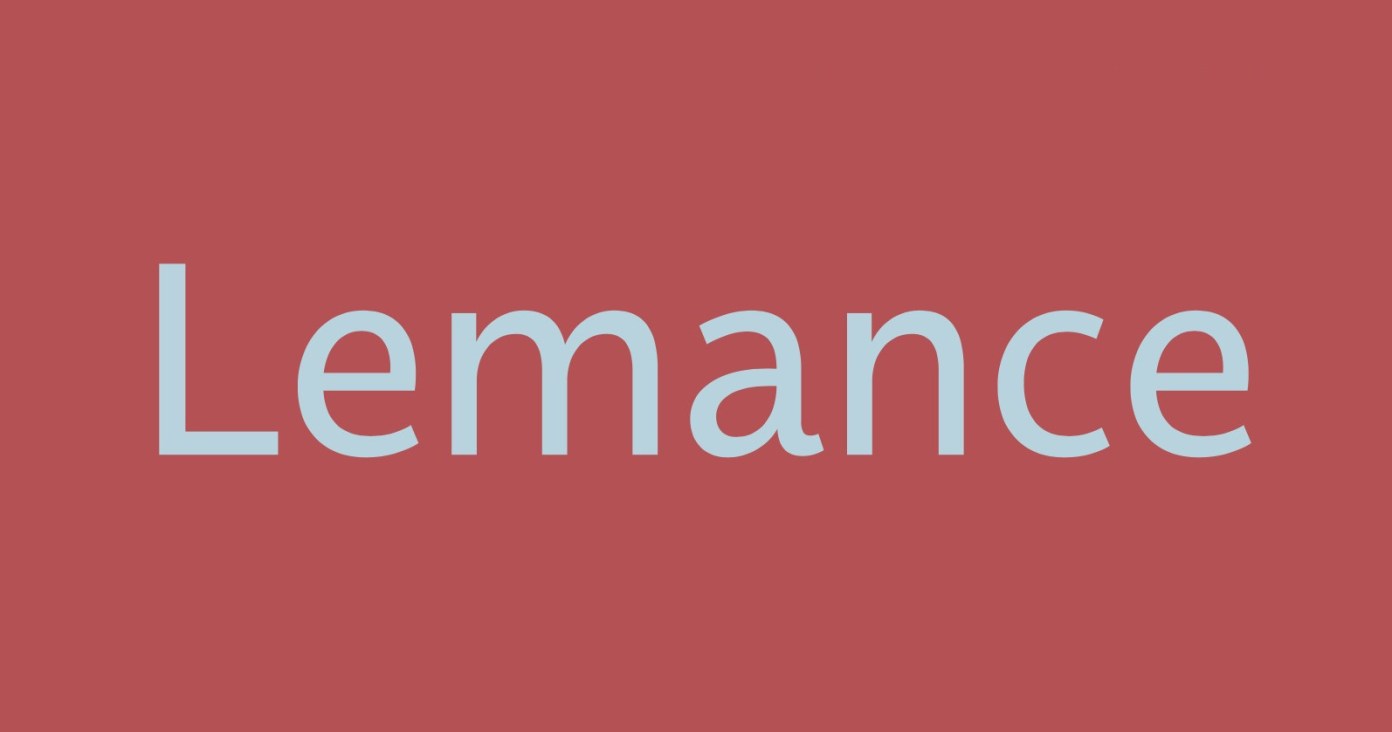 lemance-font-family-free-download